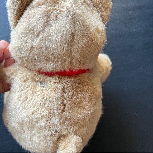 Vintage 1990 Dakin Teddy Bear Brown Stuffed Animal Works 9” Sitting - Picture 13 of 13